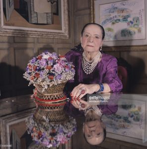 Helena Rubenstein in her apartment, courtesy Getty Images.