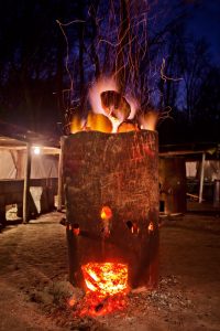 Fire box at Scott’s Variety in South Carolina 