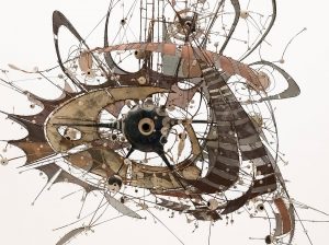 Detail from an untitled work, 1980-98, by Lee Bontecou, from MoMA's permanent collection. Credit The Museum of Modern Art 