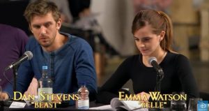 Beauty and the Beast Table Read Dan and Emma
