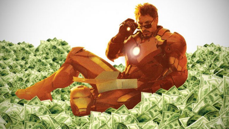 Geek - Tony Stark - Money Pile