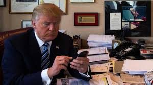 President Trump Tweeting